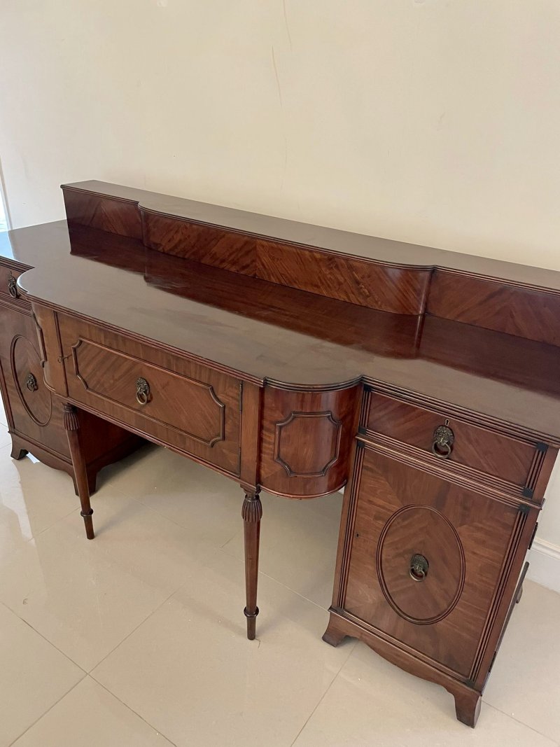 Outstanding Quality Antique Edwardian Mahogany Sideboard by Goodall of Manchester - Image 3